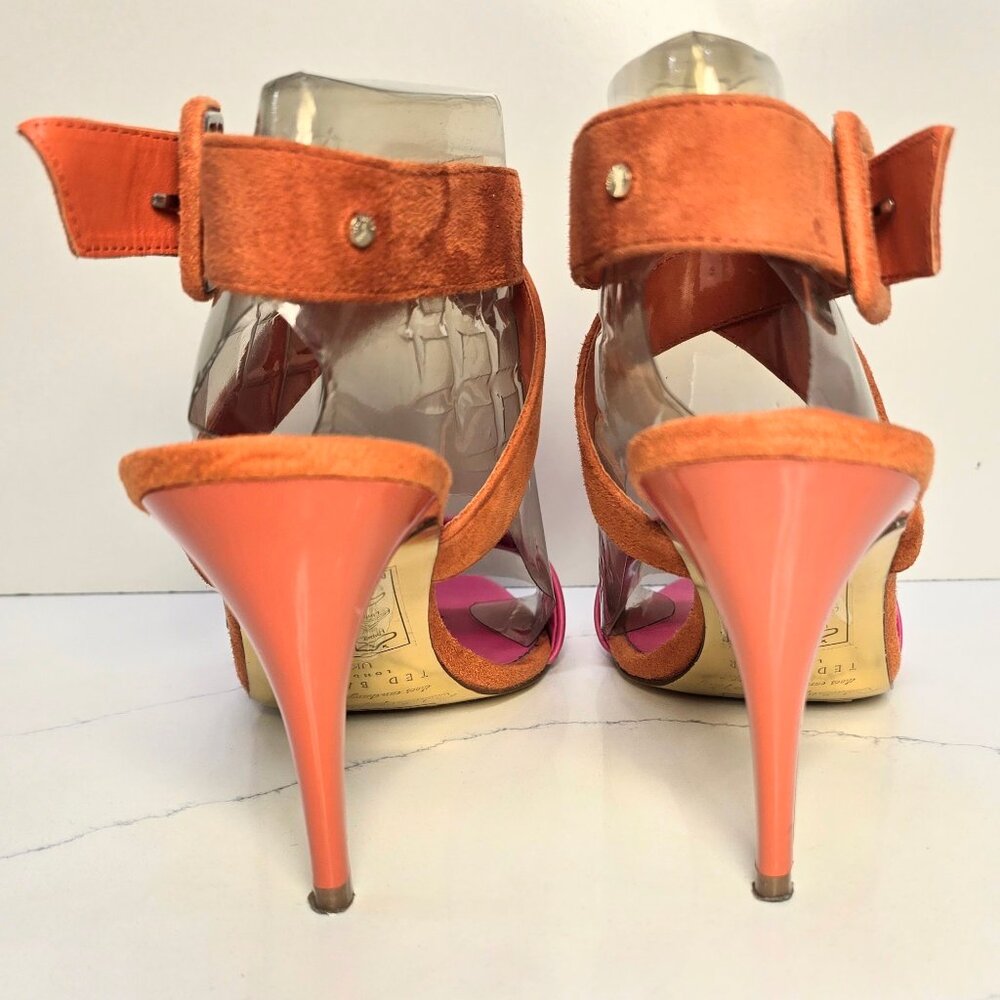 TED BAKER Jolea Colorblock Heels - Size 9 - Picture 8 of 10